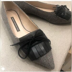 FRENCH  CONNECTION BALLET FLATS GRAY COLOR NEW SIZE  8.5